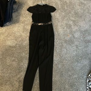 Alice + Olivia black jumpsuit